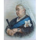 Late 19th Century chromolithograph - Portrait of Queen Victoria, printed by Alf Cooke of Leeds, 53.