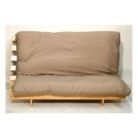 Modern futon sofa bed of slatted design Condition: