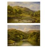 H. East - Pair of late 19th/early 20th Century oils on canvas - Bettws y Coed and Near Capel