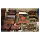 Model Railway - Hornby 0 Gauge, various including rolling stock, two locos, track etc Condition: