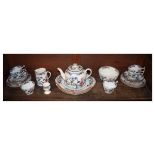 Early 20th Century Booths tea set comprising: six cups, saucers, five plates, teapot, milk jug and