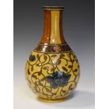 Late 19th Century Wedgwood Marsden's art ware baluster shaped vase having typical stylised