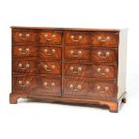 Reproduction mahogany two door cabinet with moulded rectangular top over a pair of cupboard doors,