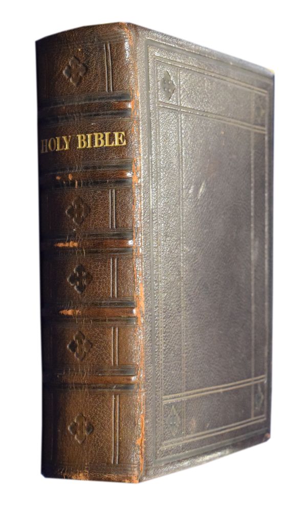 The Comprehensive Bible, printed for Samuel Bagster, 1827, full leather binding Condition: