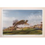 Small group of assorted pictures and prints to include; Terry Bevan, 'Clevedon Promenade' limited