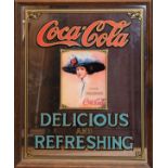 Group of reproduction advertising mirrors to include; Absinthe, Coca Cola, Martini etc, assorted