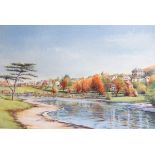 Terry Bevan - Signed limited edition print - The Boating Lake, Portishead, No.42/450, signed, titled