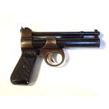 Webley & Scott 'The Junior' air pistol, .177 calibre, serial no.496 Condition: