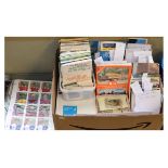 Collection of various postcards, together with cigarette and trade cards Condition:
