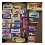 Selection of die-cast and other model cars, most in boxes of issue, to include; Matchbox, Lledo,