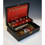 Box of assorted costume jewellery Condition: