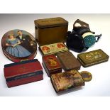 Advertising - World War I Tins - Army and Navy British Toffee, Queen Mary tin, George V tin with