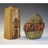 Studio Pottery - Two pieces of Bernard Rooke, each bearing stamp, the taller 26cm high Condition: