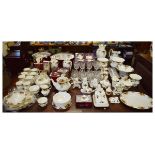 Large selection of Royal Albert Old Country Roses pattern porcelain to include; five large bowls and