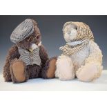 Two late 20th Century Charlie Bears designed by Isabelle Lee, Grandma and Grandad Condition: