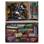 Die-cast - Quantity of various commercial vehicles, Corgi trolley buses, Efe examples, mostly