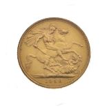 Gold Coins - Elizabeth II sovereign 1958 Condition: