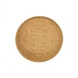 Gold Coins - Victorian half sovereign 1887 Condition: