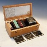 Collection of photographic and other magic lantern slides relating to animals Condition: