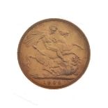 Gold Coins - Edward VII sovereign 1909 Condition: