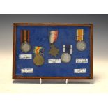 Medals - Boer War/World War I group of five awarded to 206160 Able Seaman T. Davis of the Royal Navy