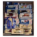 Two boxes of assorted die-cast and other model vehicles to include; Days Gone, Pro Motors, two