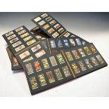 Cigarette Cards - Collection of cigarette cards in five albums including; Wills Transvaal Series,