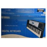 Yamaha YPT-200 digital keyboard with folding tubular stand Condition: