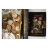 Coins - Collection of mainly G.B. coinage George III - Queen Elizabeth II Condition: