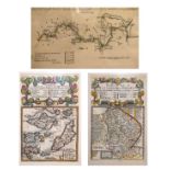 Emmanuelle Bowen - Two small antique hand coloured engraved maps - The Smaller Islands Of The