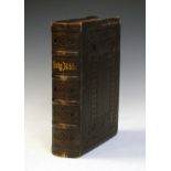 Victorian full leather bound family Bible Condition:
