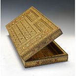 Damascus inlaid folding chess board/backgammon board Condition: