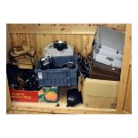 Large selection of vintage cameras, equipment and accessories to include; Rolleiflex SL35, Olympus