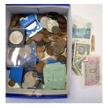 Coins - Various G.B. and world coinage and bank notes Condition: