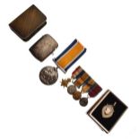 Medals - World War I British War Medal awarded to 1487 Driver P.Reed, Royal Engineers, a group of