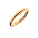 22ct gold wedding band, size J, 4.8g approx Condition:
