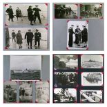 Royal Naval Interest - Two mid 20th Century albums of photographs relating mainly to service on