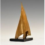 Margaret Lovell (b.1939) - Bronze sculpture - Sails, limited to nine pieces, the sails numbered 4/