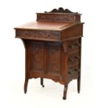 Late 19th/early 20th Century mahogany davenport Condition: