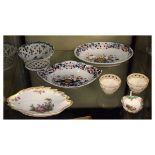 Small quantity of 19th/20th Century ceramics including: two Spode ironstone dishes, Meissen leaf