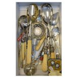 Quantity of Victorian and later silver plated flatware etc Condition: