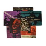 Jazz Interest - Seven posters circa 1970's including Nat King Cole, Quincy Jones, John Coltrane,