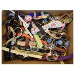 Large collection of assorted dress/fashion wristwatches, mostly for spares or repair Condition: