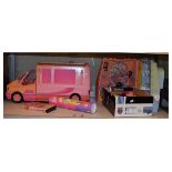 Barbie motor home dolls accessories etc Condition: