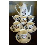 Royal Albert 'Queen's Messenger' pattern part coffee service Condition: