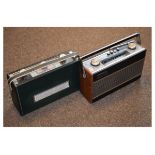 Roberts R23 portable three band radio, together with a Roberts RIC1 two band portable radio (2)