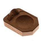 Robert 'Mouseman' Thompson of Kilburn, North Yorkshire, a carved oak ashtray of canted oblong form