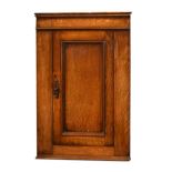 Early 20th Century oak corner cupboard Condition: