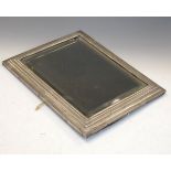 Edward VII silver photograph frame/mirror, currently with bevelled rectangular mirror plate,
