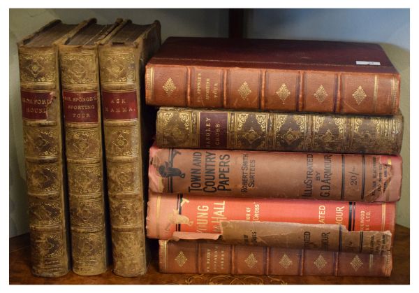 Books - Robert Smith Surtees - A group of eight 19th and early 20th Century volumes comprising: Mr